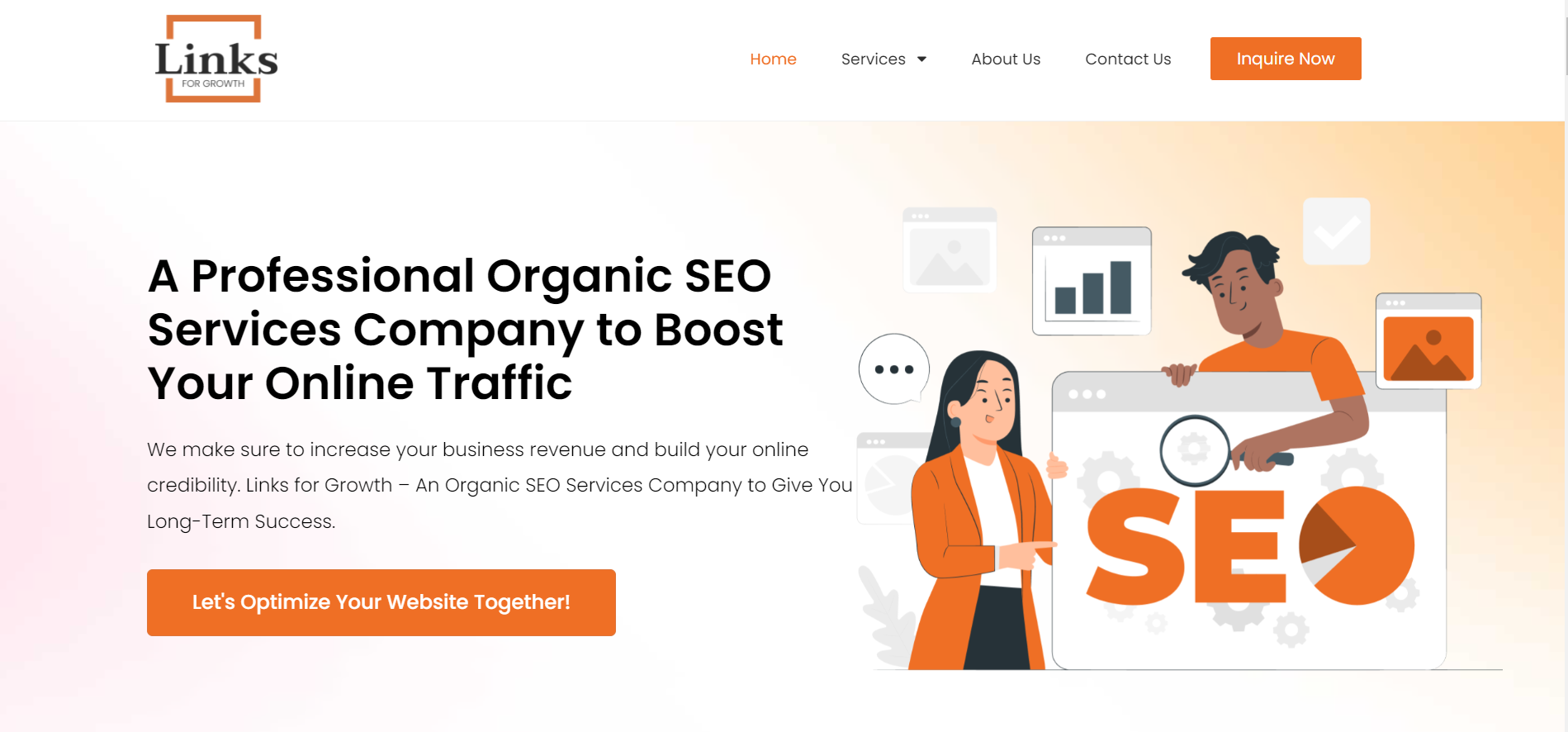 Links for growth - SEO link building agency